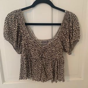 Urban outfitters leopard print top!